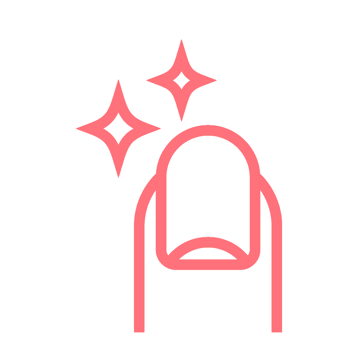 初心者マークを持つ女性アイコン