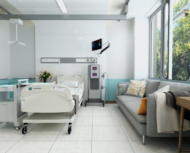 ホームに止まる電車