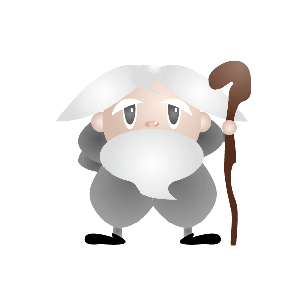 悲しい顔の息子